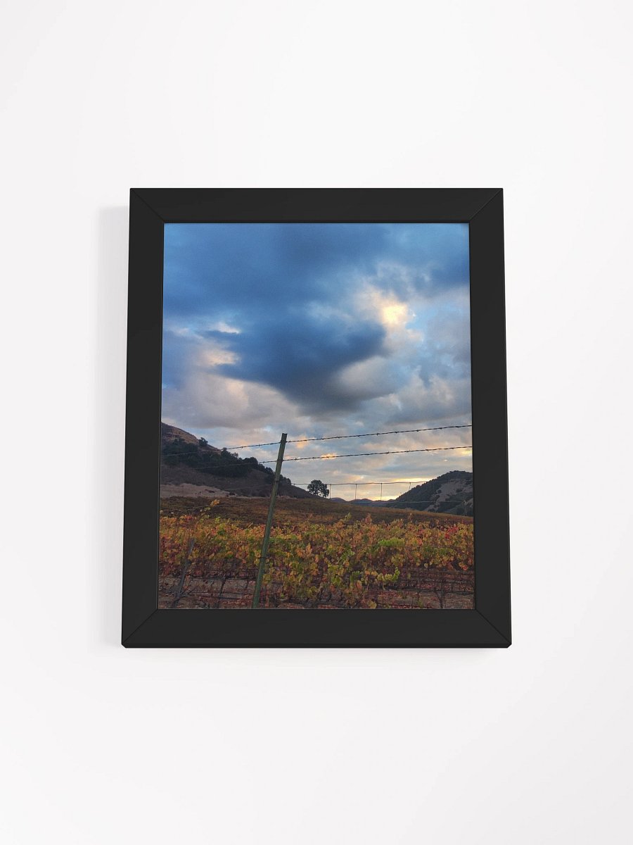 Autumn Vineyard Serenity Framed Poster product image (2)