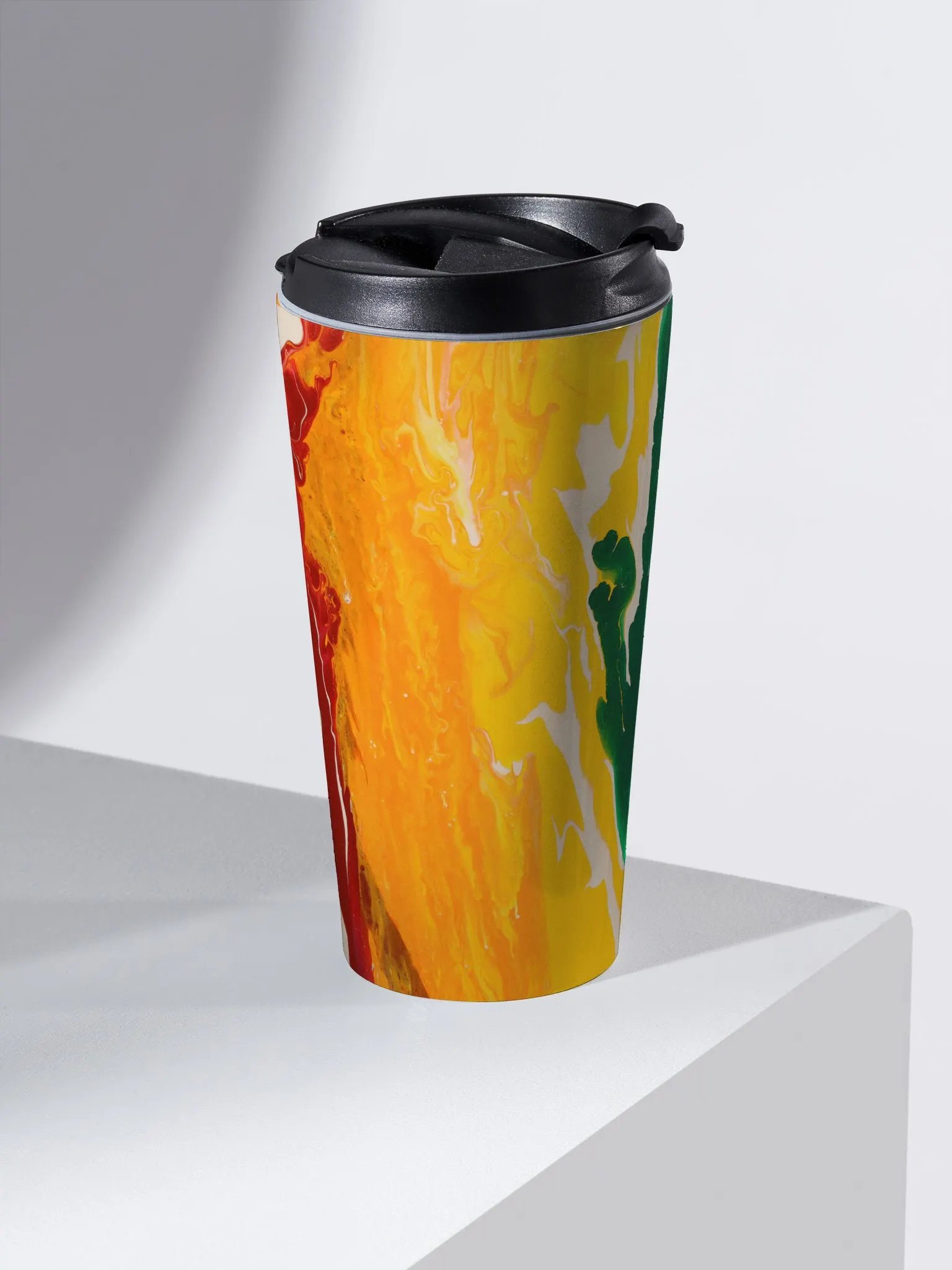 Vibrant Marbled Stainless Steel Travel Mug product image (2)