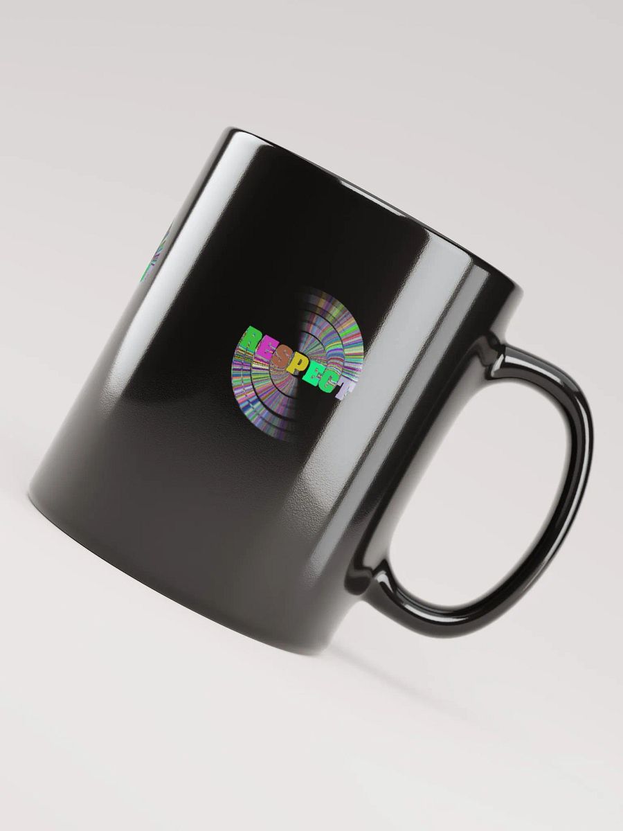 Black Glossy Coffee mug- Respect product image (7)