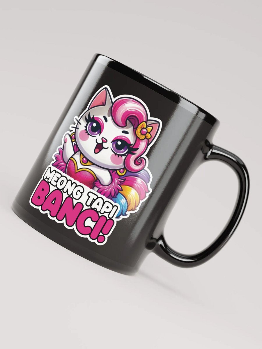 Meong Tapi Banci! Black Glossy Mug product image (7)