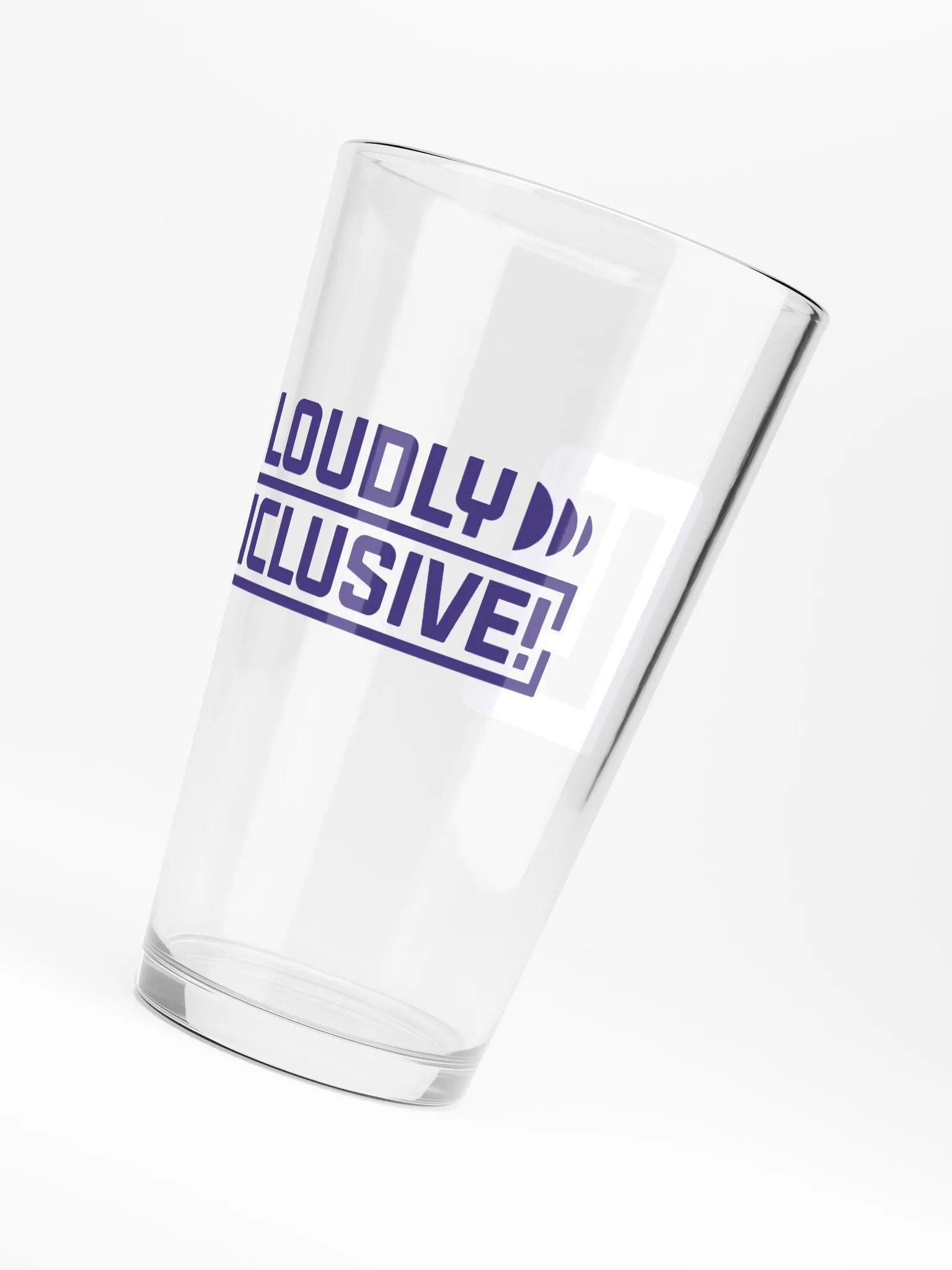 Purple Logo Pint Glass product image (6)