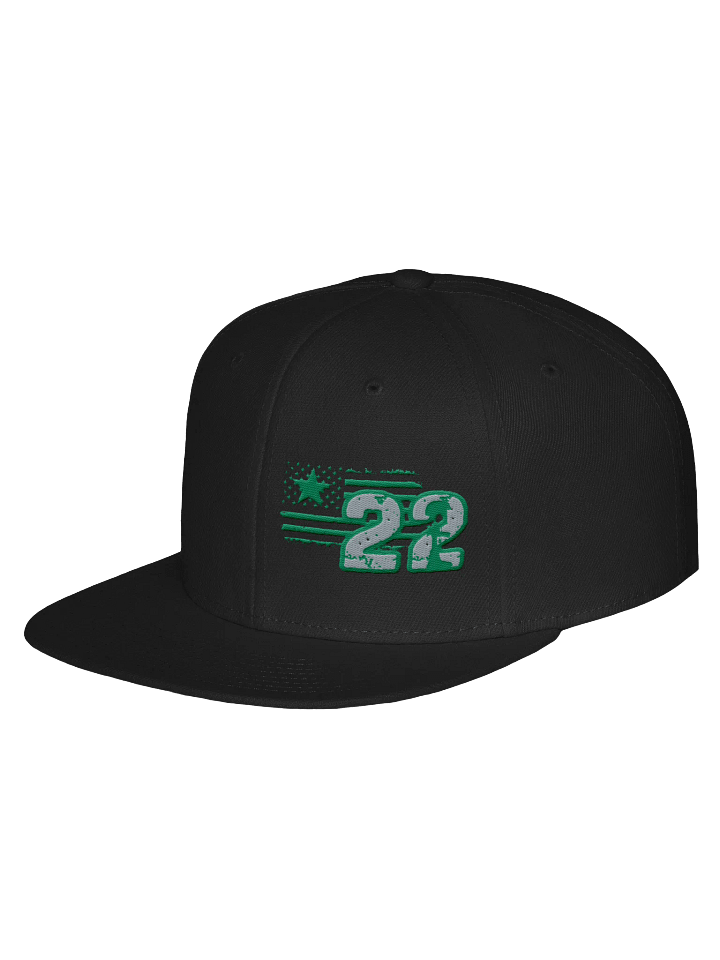 GREEN STAR FITTED HAT product image (4)