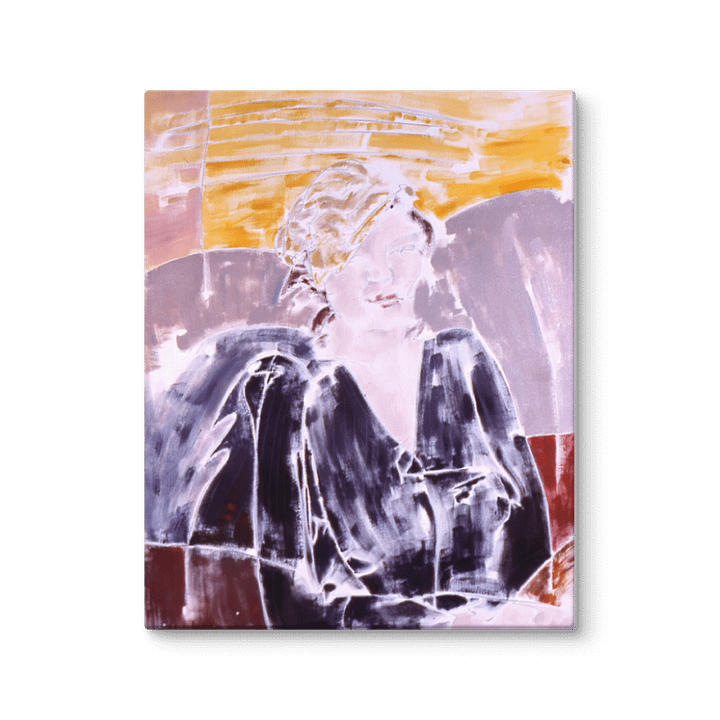 Woman Reading 34x26 (1984) on canvas (24" x 30") product image (2)