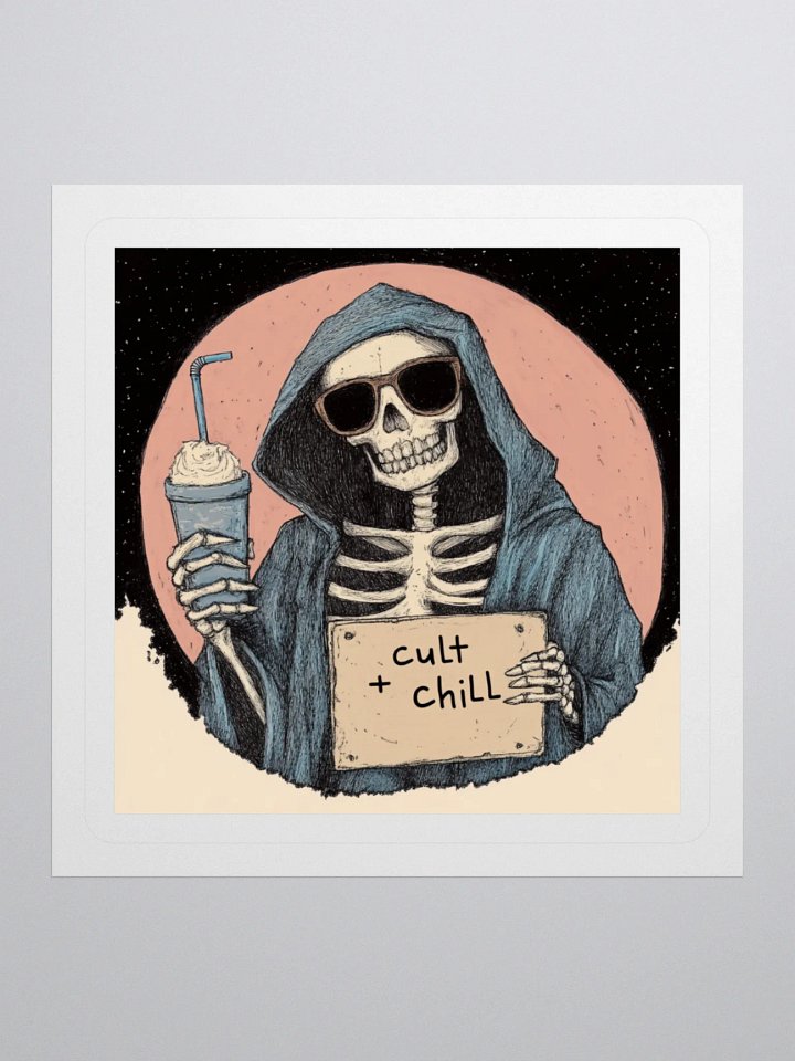 Cult & Chill Kiss-Cut Sticker product image (1)