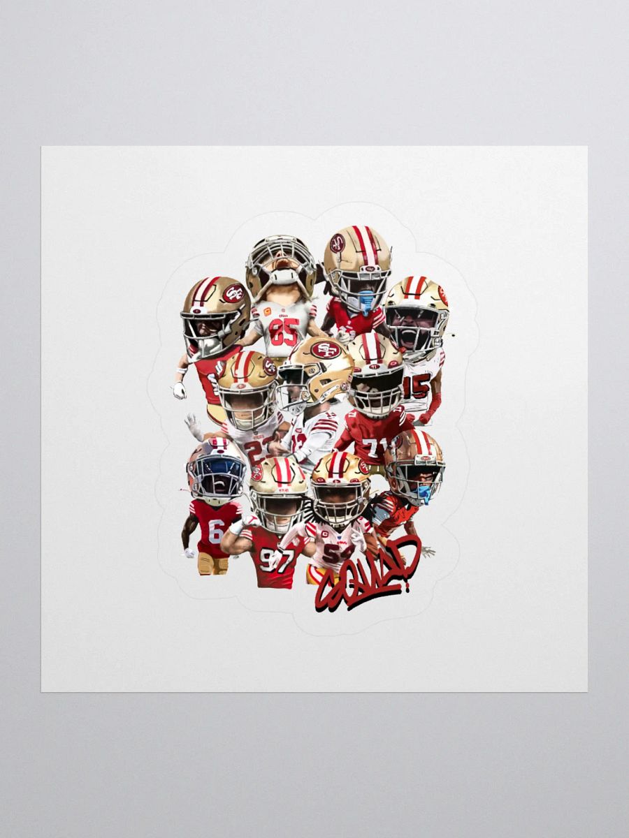 Niners Squad Sticker product image (1)