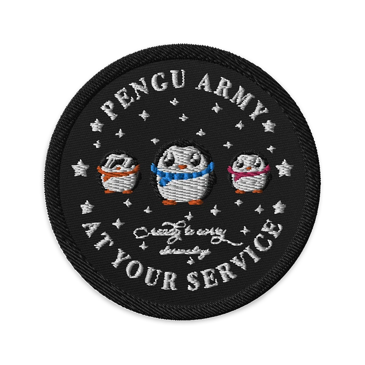 Penguin Army Embroidered Patch product image (1)