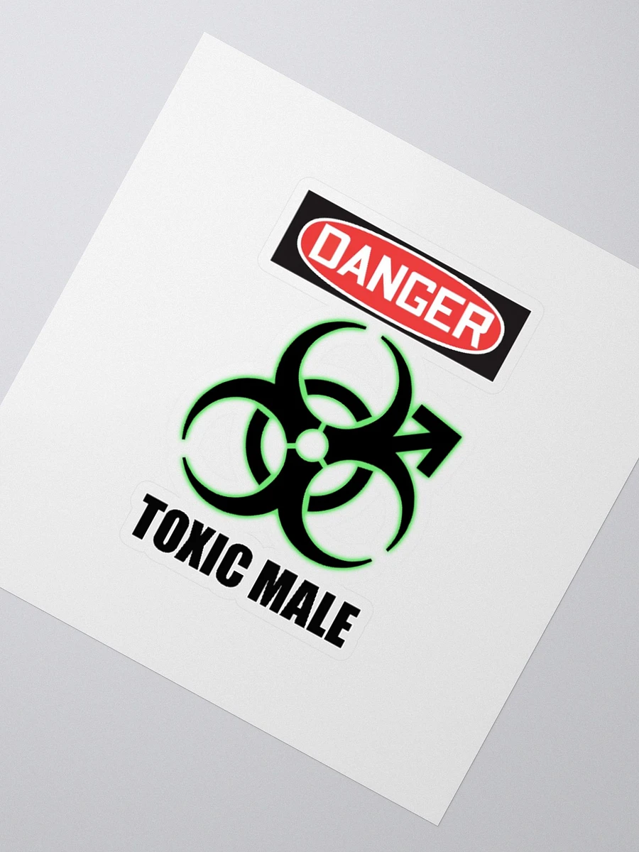 Danger: Toxic Male Sticker product image (5)