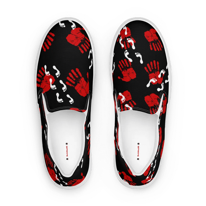 mens ghost print slip on product image (1)