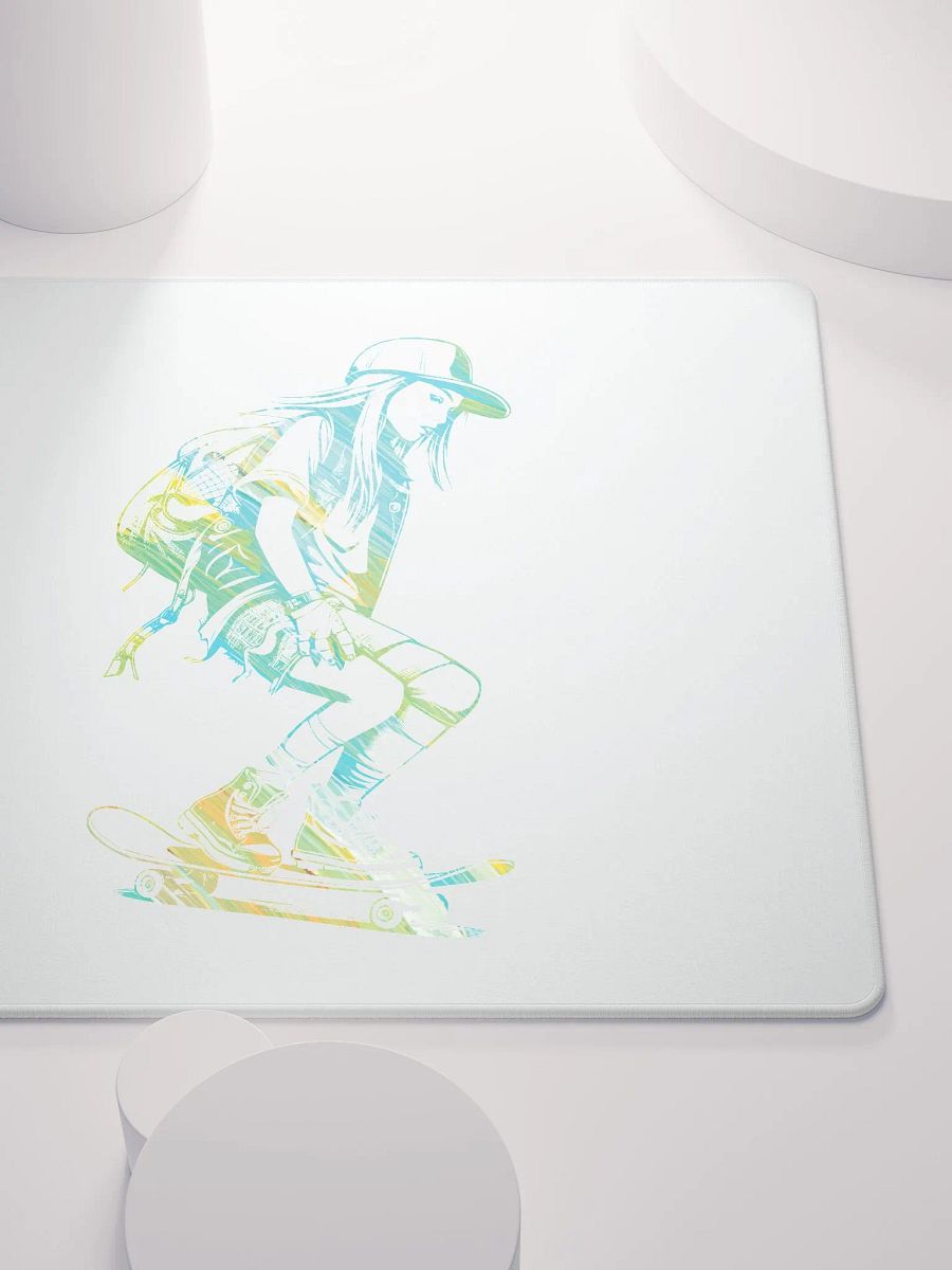 GIRL ON SKATEBOARD Skateboard, skateboarding, skater, skate, retro, vintage, girl, skateboarder, woman, skating, skate clothing product image (5)