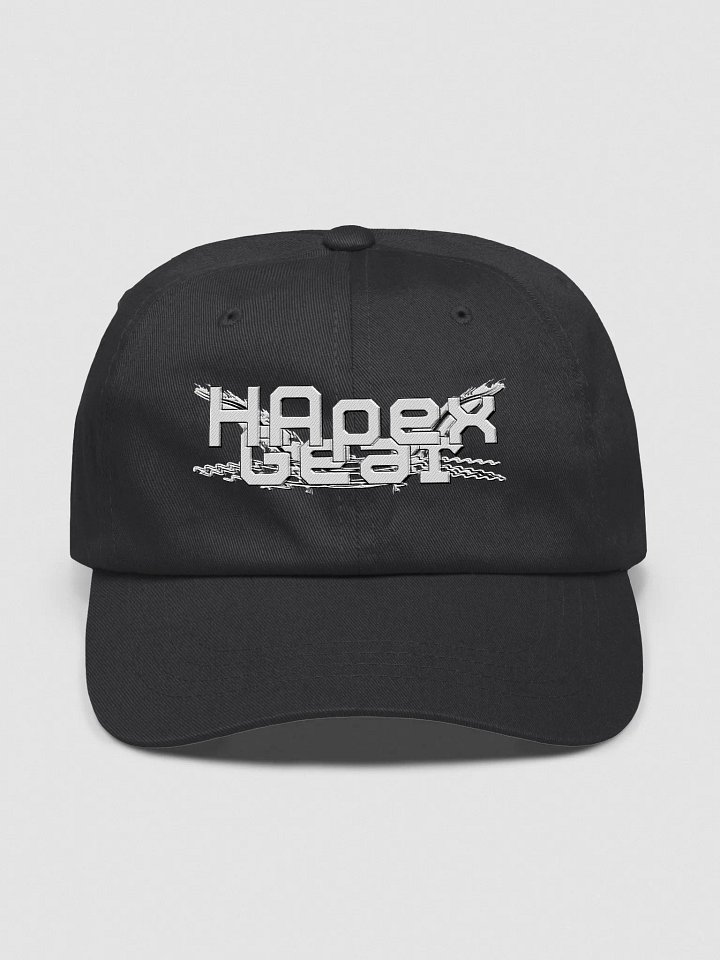 White HApex Gear Black Logo - Embroidered - Classic Dad Hat product image (2)