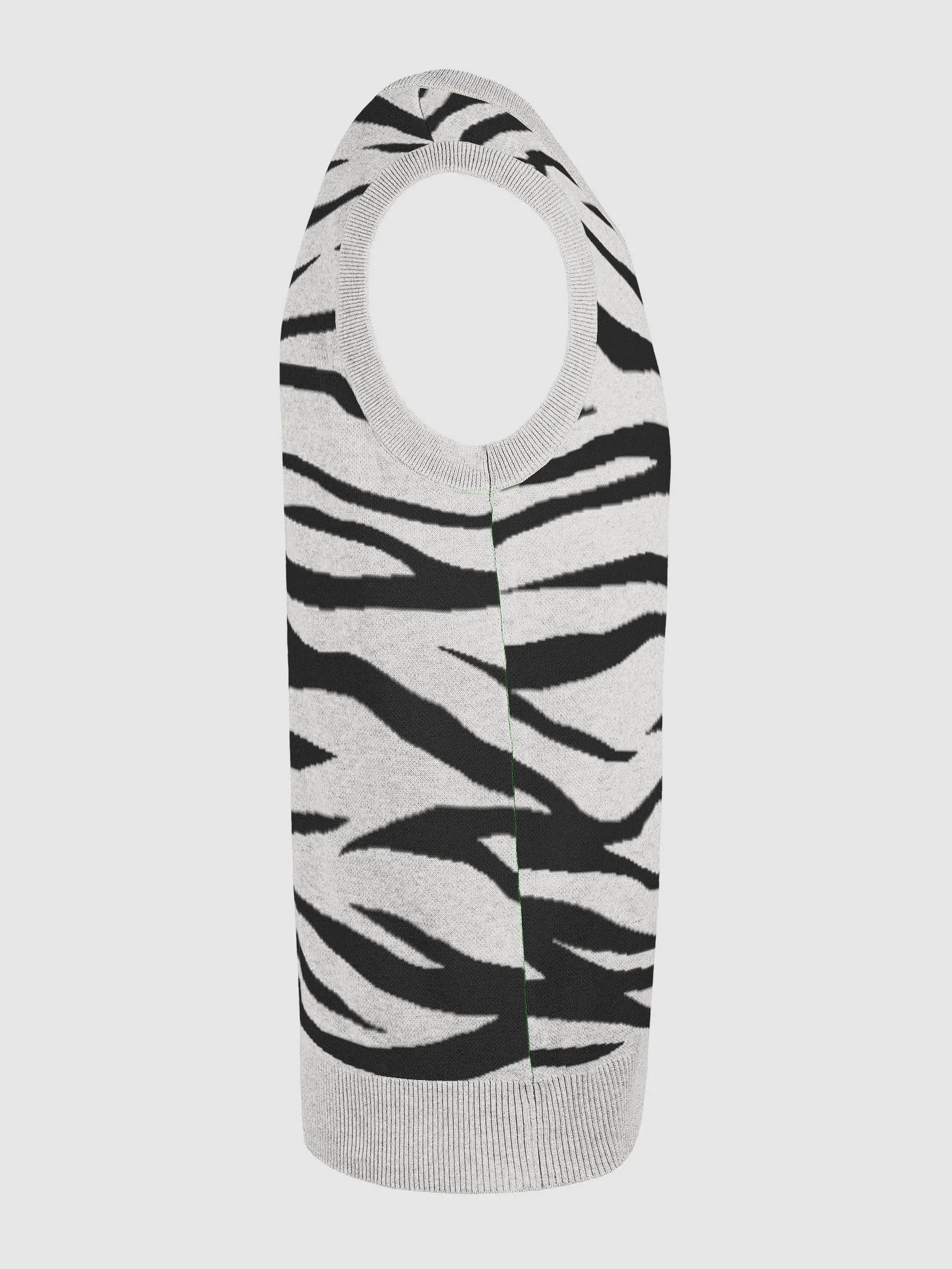 Kitsune knitted v-neck vest product image (24)