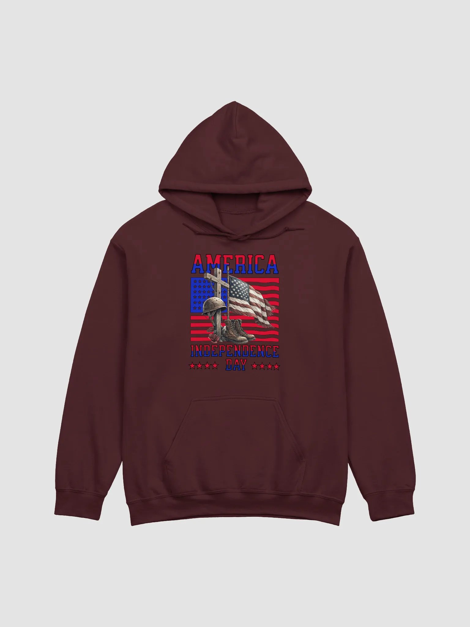America Independence Day Patriotic Tribute Classic Hoodie product image (7)