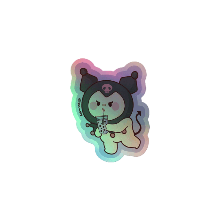 Kuromi - Holographic Stickers product image (1)
