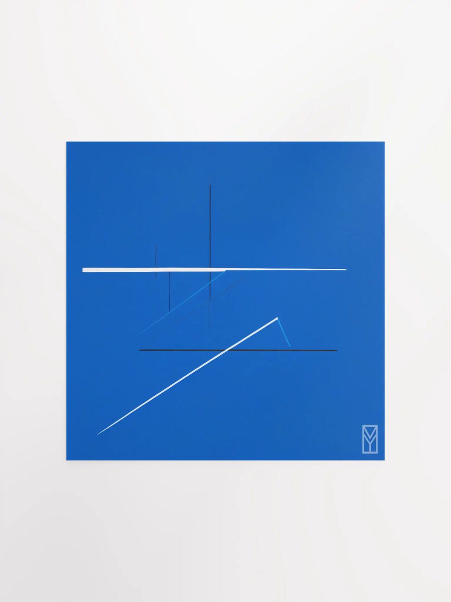 Poster Global Blue Screen: Abstract Art product image (1)