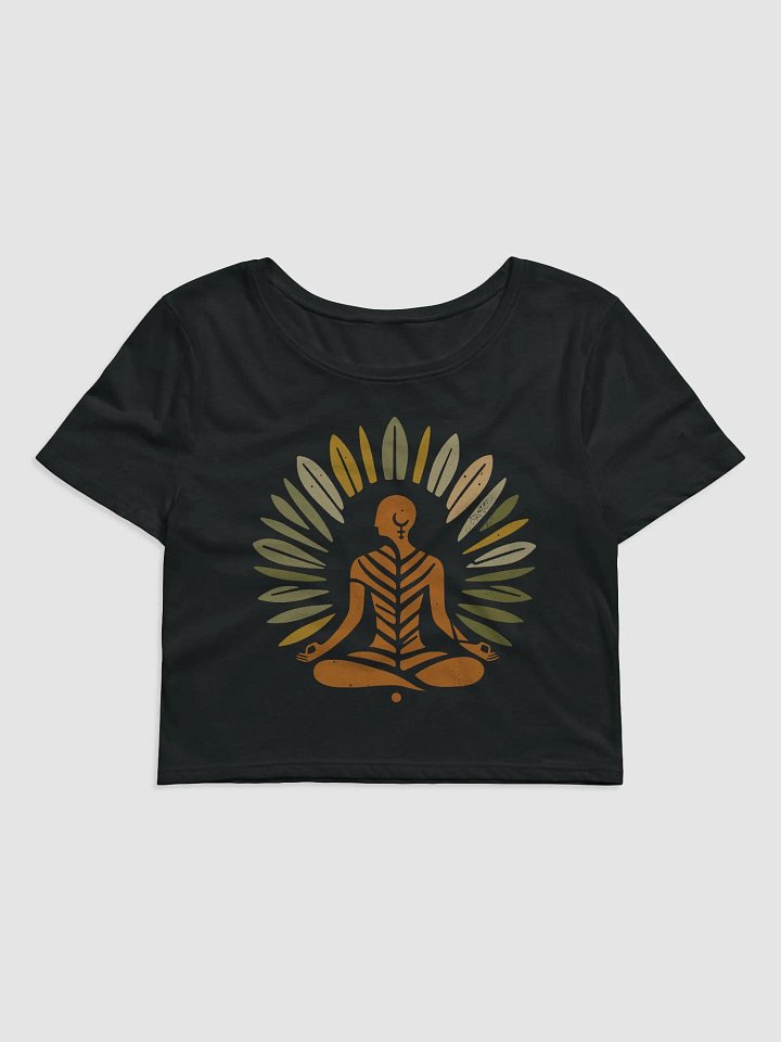 Zen Leaf Meditation Crop | Ancient Wisdom Meets Boho Style product image (1)