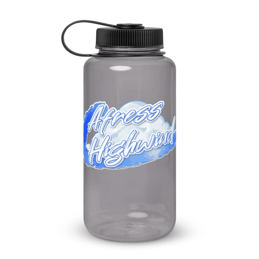 AfressHighwind Logo Wide Mouth Plastic Water Bottle product image (1)