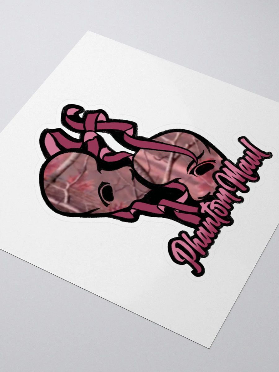 Pink Woodland Camo Logo Sticker product image (8)