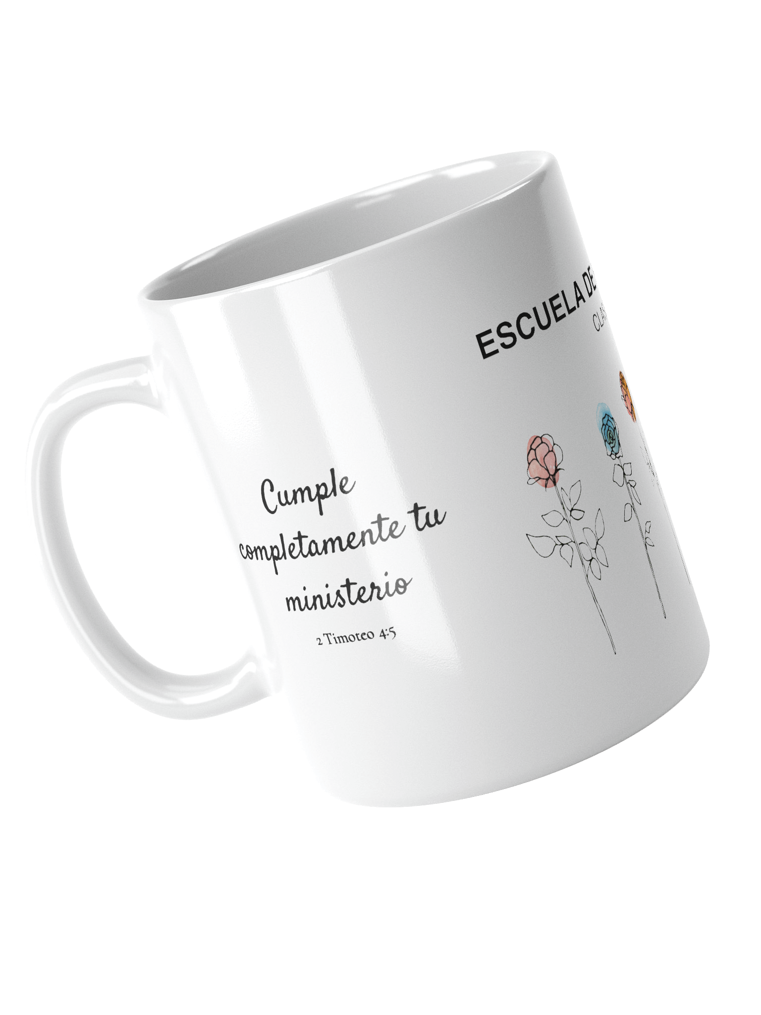 TAZA ESCUELA DE PRECURSOR 2025 FLORAL CON MARIPOSA product image (4)