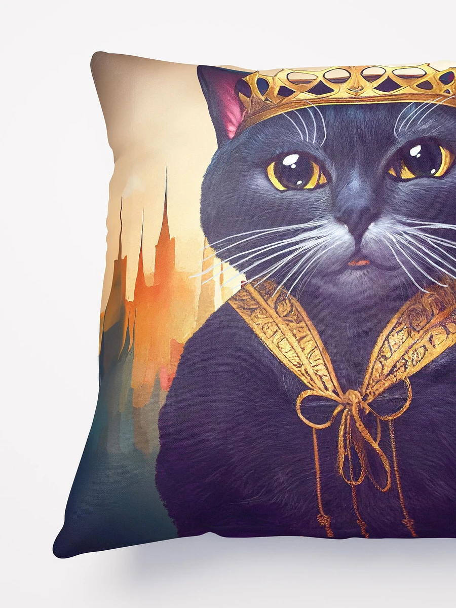 Hail The King - Cat Throw Pillow product image (4)