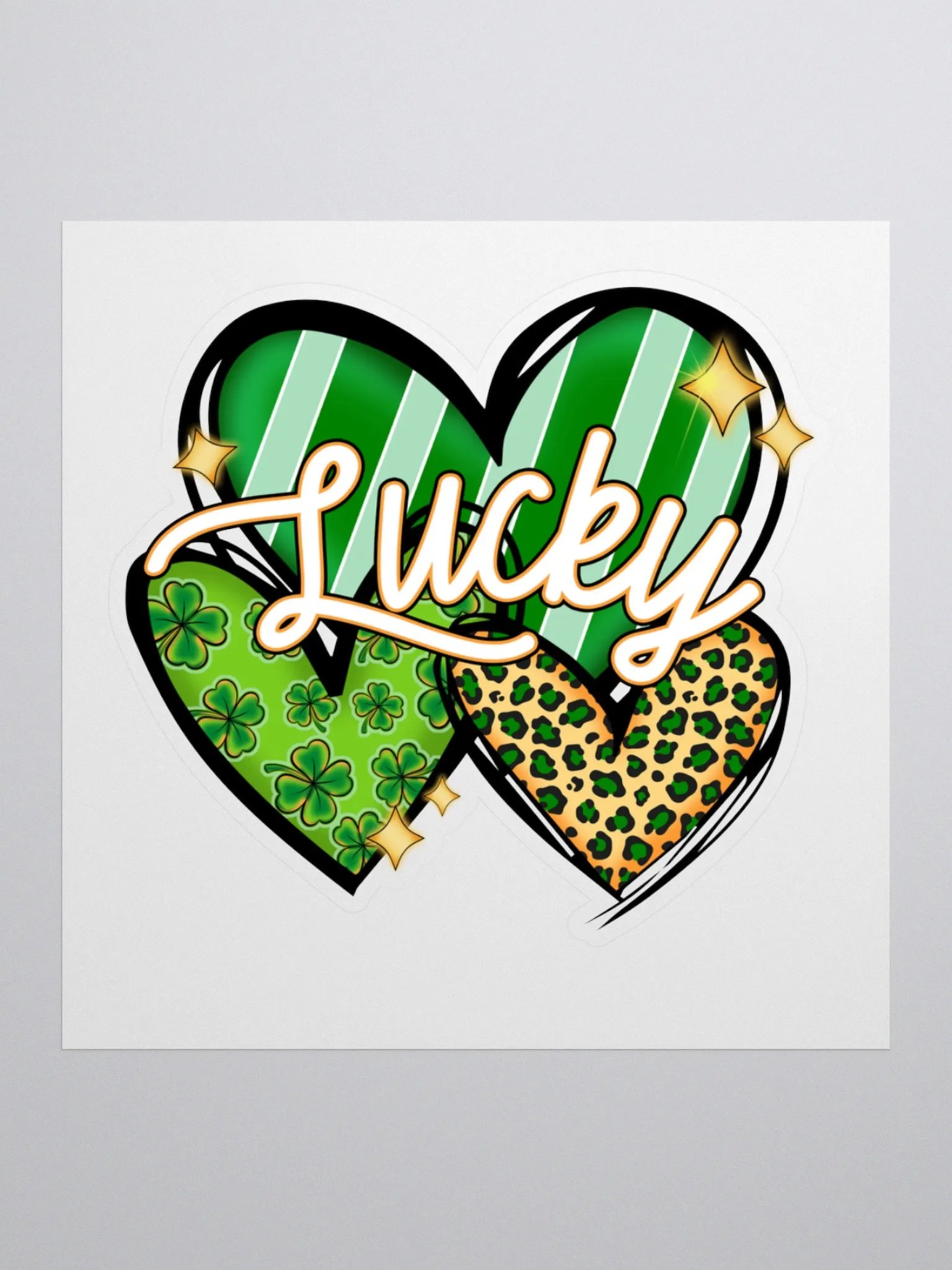 St. Patrick’s Day Lucky Sticker product image (1)