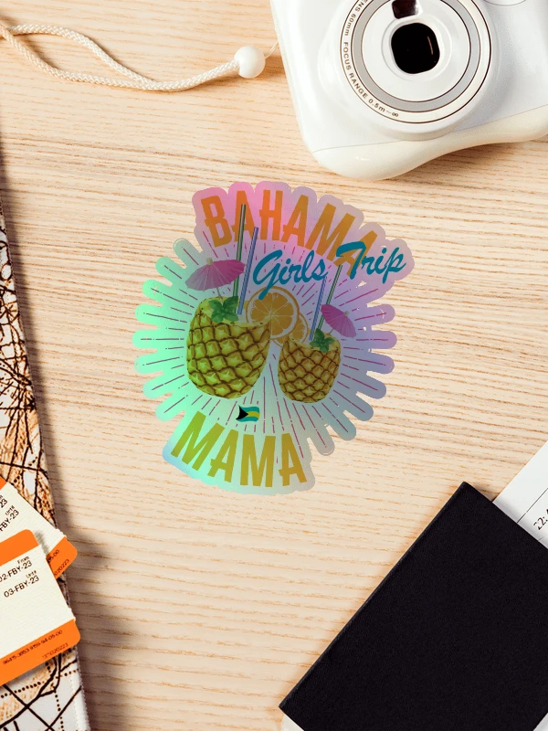 Bahamas Sticker Holographic : Bahama Mama : Bahamas Girls Trip product image (1)