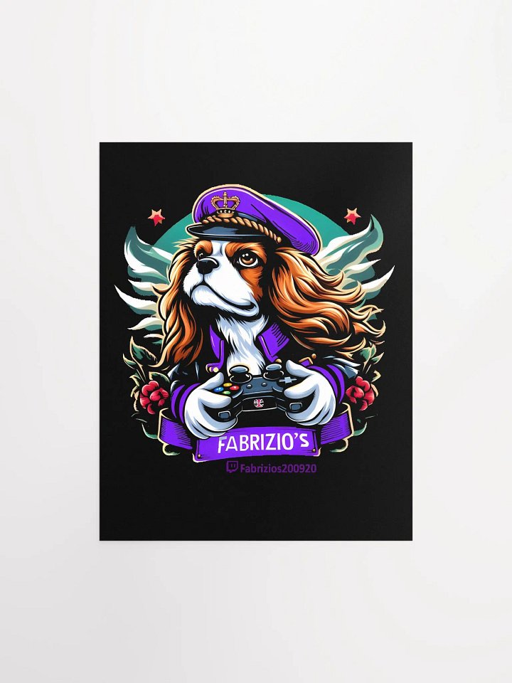 Captain Canine Gamer Poster product image (2)
