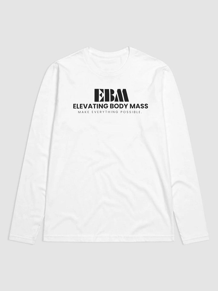 EBM Long Sleeve (White Logo) product image (1)