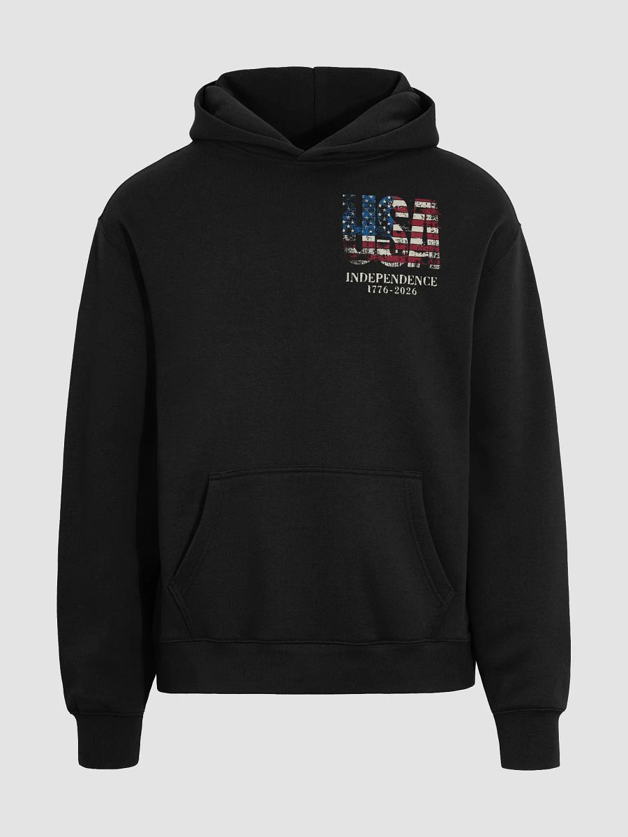 USA 250th Independence Hoodie | 1776-2026 Semiquincentennial | Patriotic Eagle & Flag product image (4)