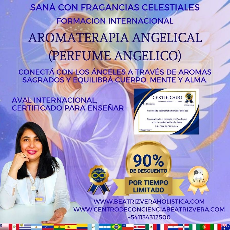 Aromaterapia angelical (perfume angélico) (clases diferidas digitales) product image (1)