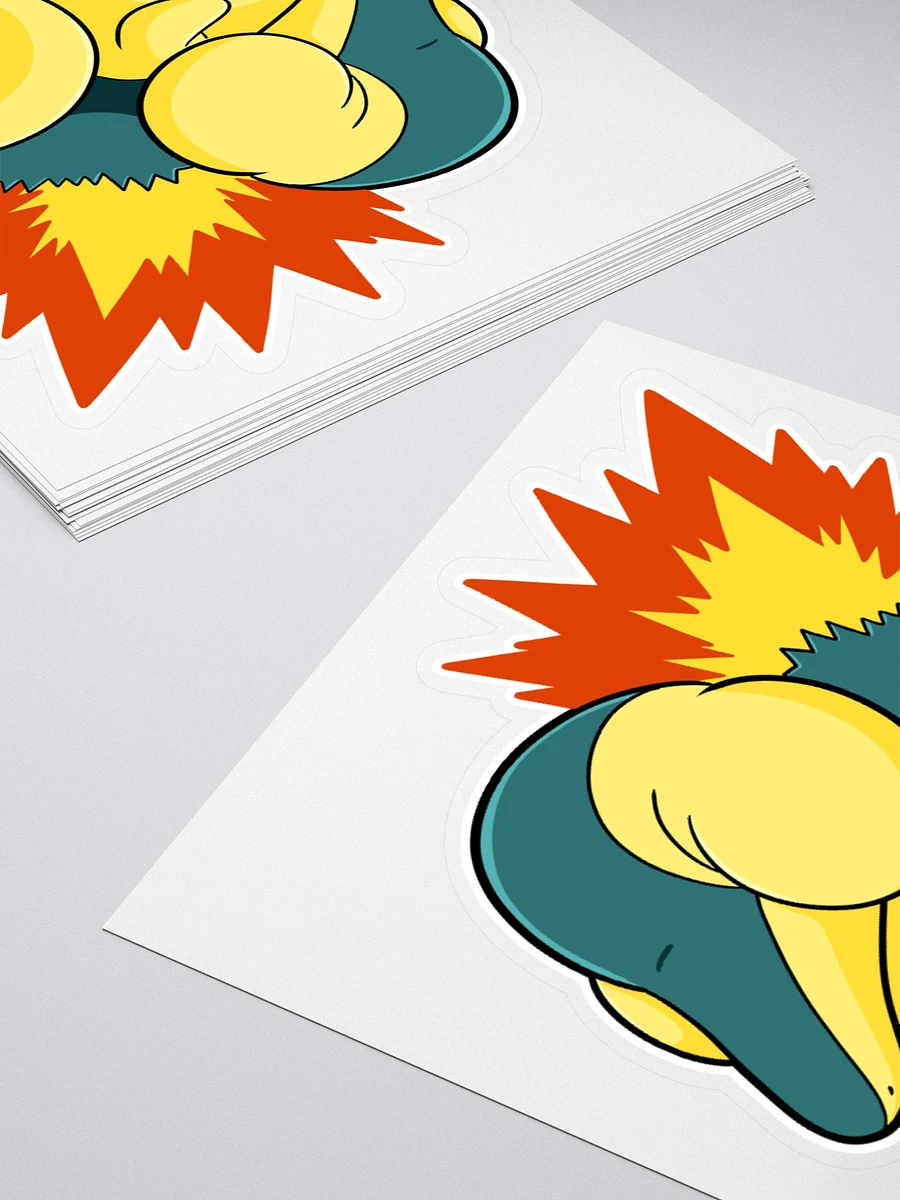 Chubby Cyndaquil Large Sticker product image (4)