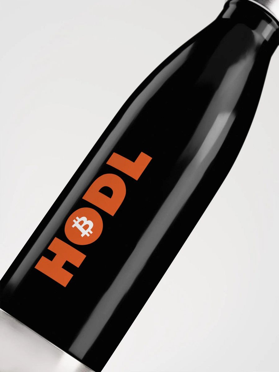HODL Bitcoin Symbol Stainless Steel Water Bottle product image (5)