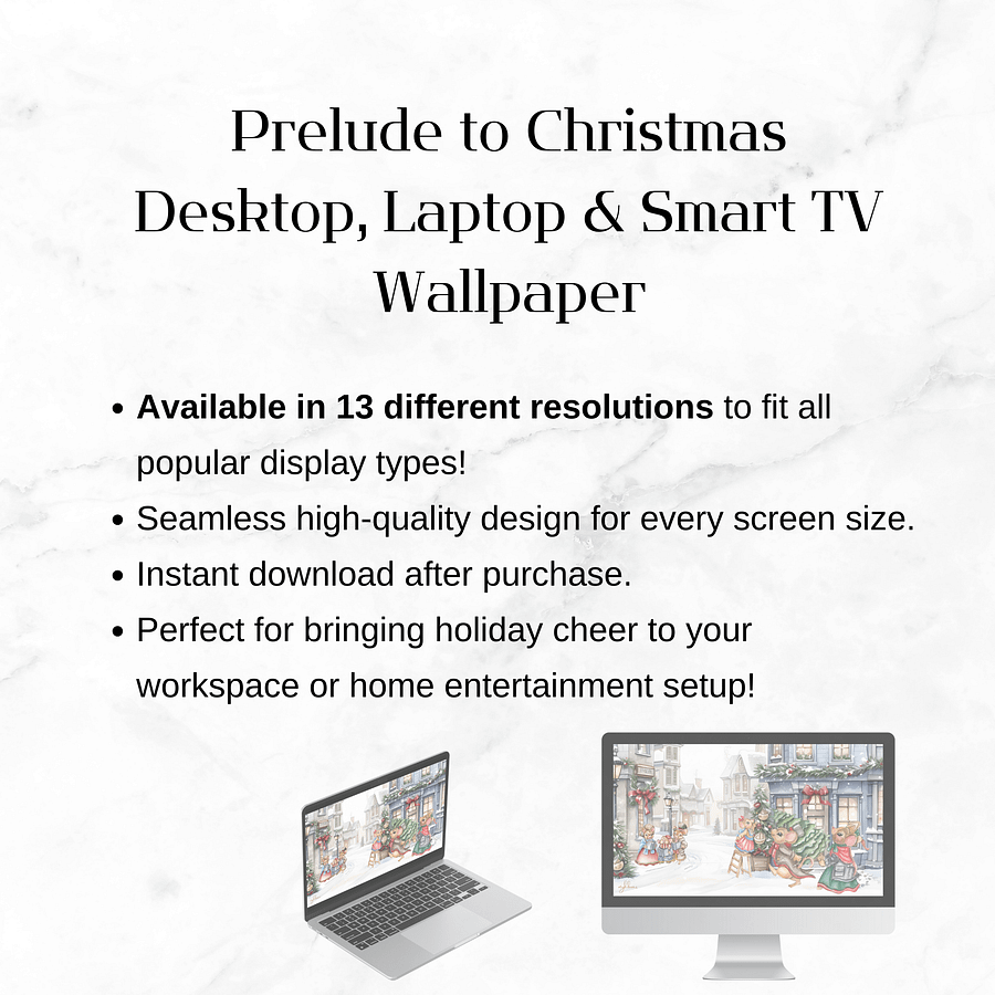 Prelude to Christmas Desktop, Laptop & Smart TV Digital Wallpaper product image (11)