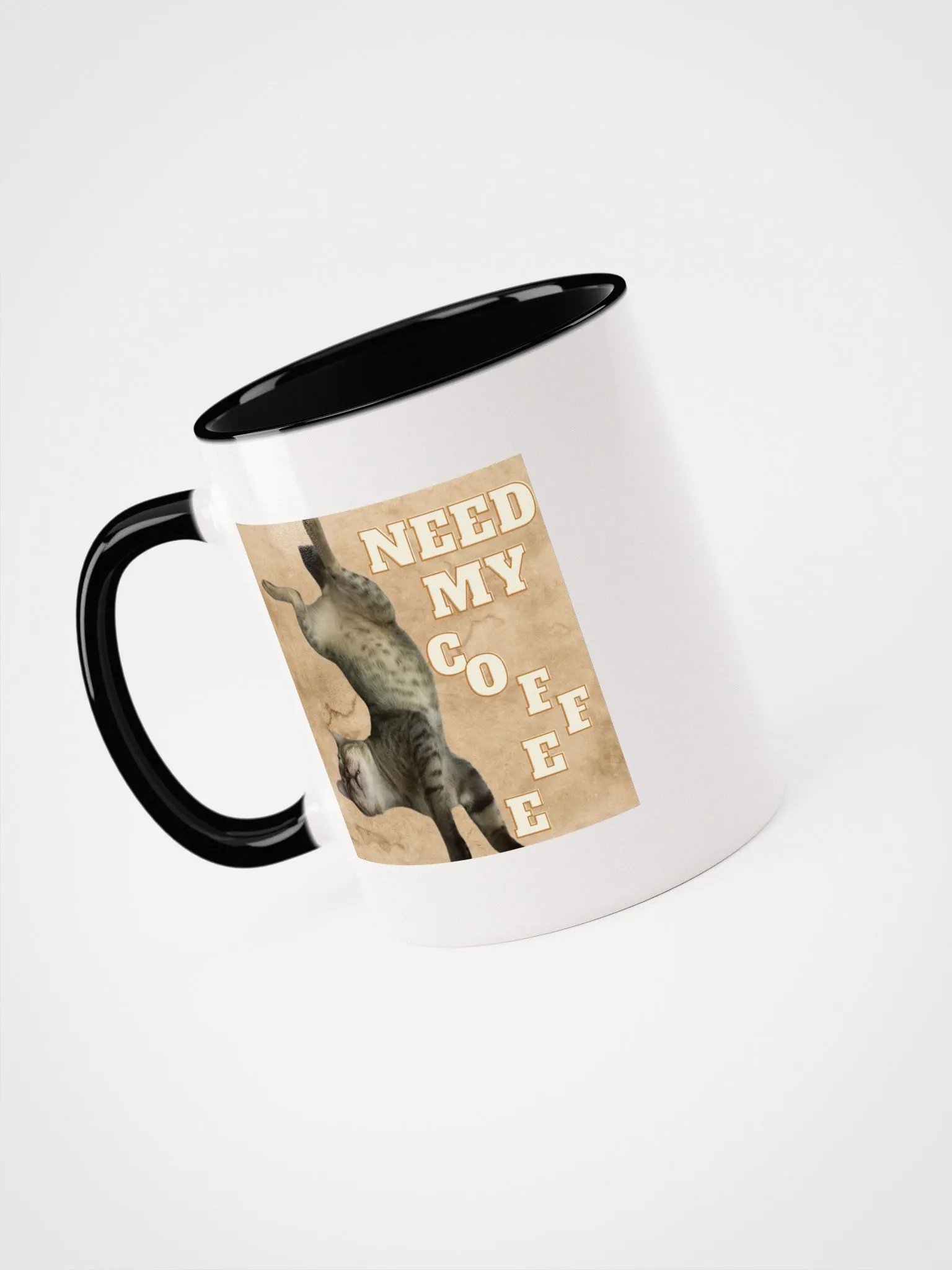 Need My Coffee glossy mug with color product image (3)
