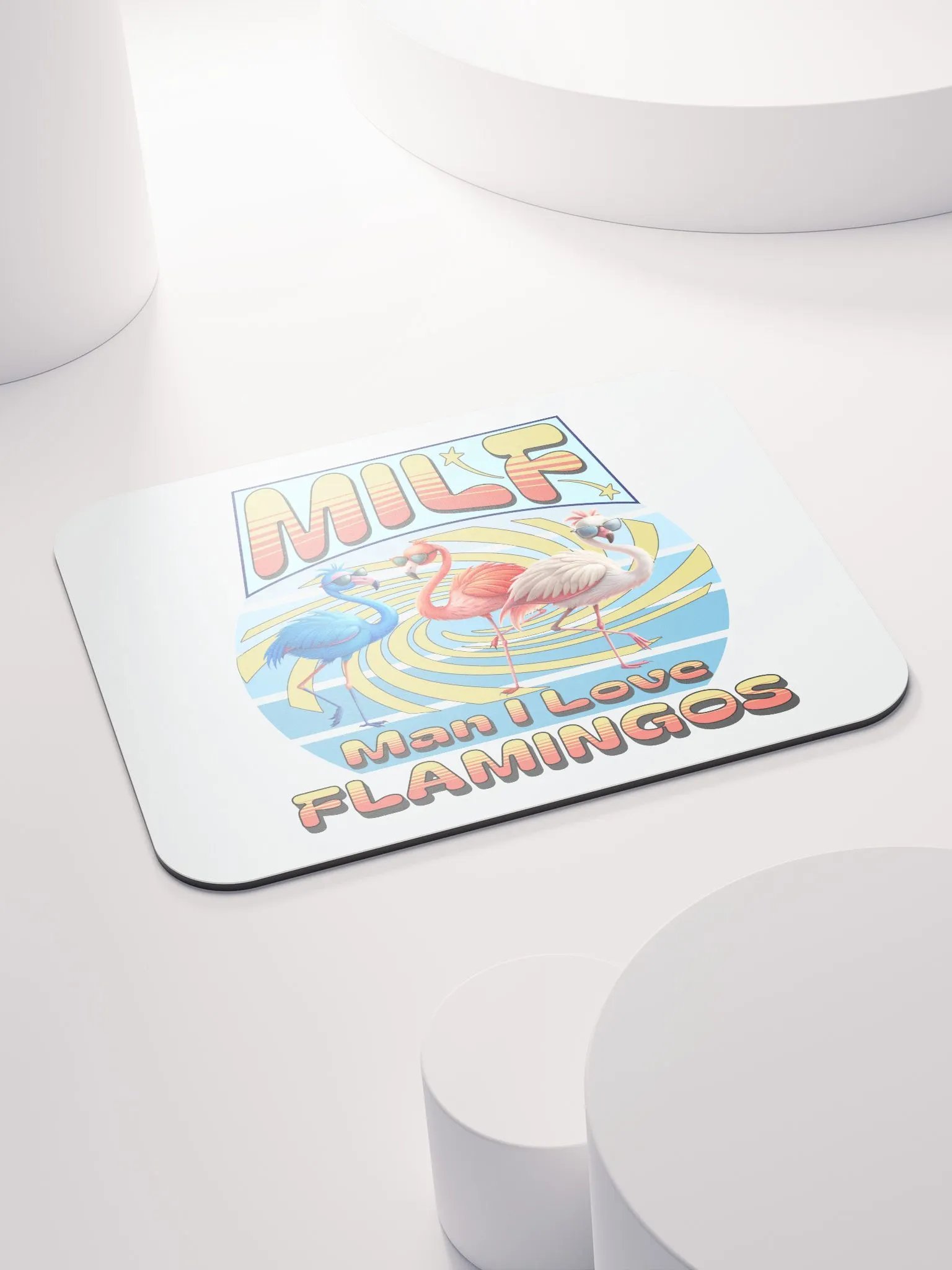 MILF Man I Love Flamingos Mouse Pad product image (4)