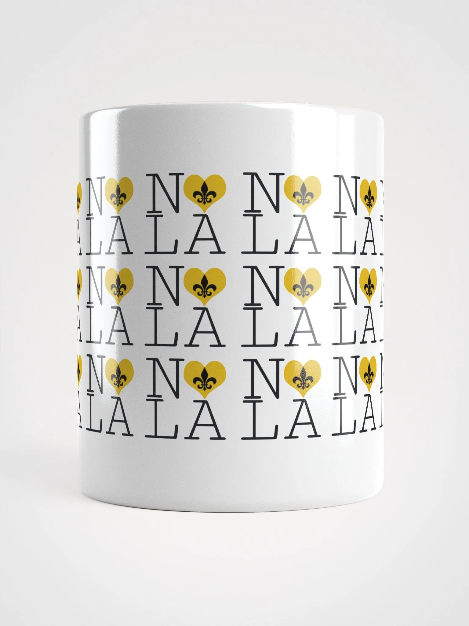 I LOVE NOLA **LEGACY MUG** (GOLD HEART INFINITY WALL) product image (5)