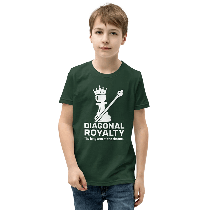 Diagonal Royalty - Youth T-Shirt product image (13)