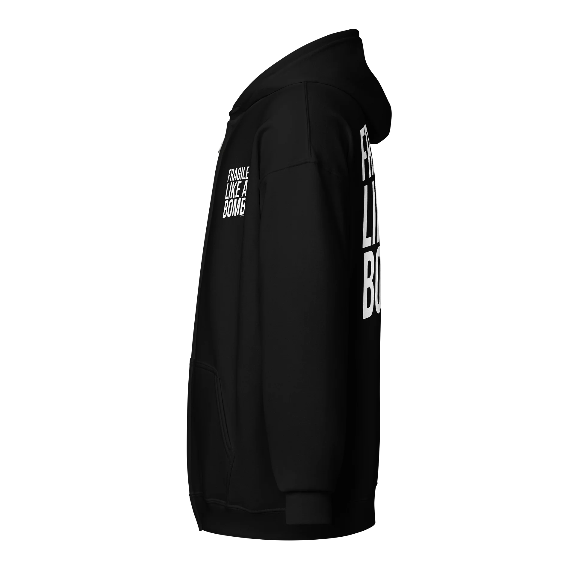 FUTILE DEVICE: FRAGILE LIKE A BOMB (ZIP-UP HOODIE) product image (3)