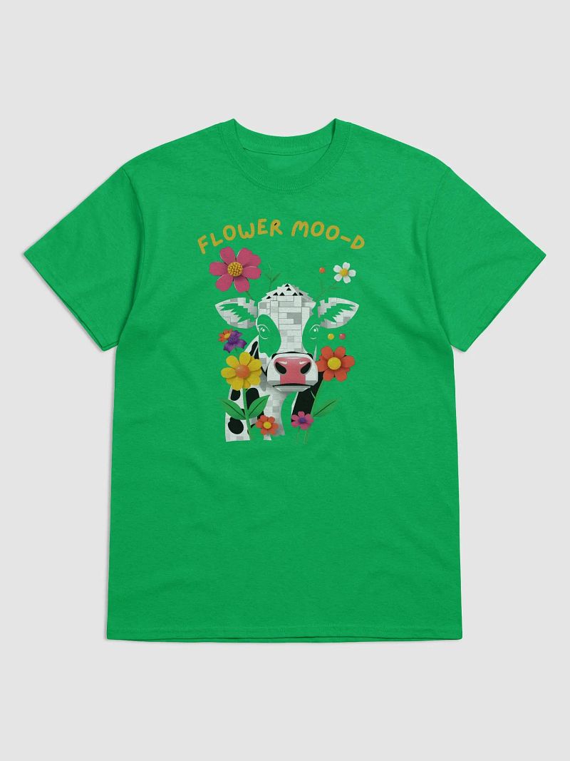 Floral Cow Fusion Tee