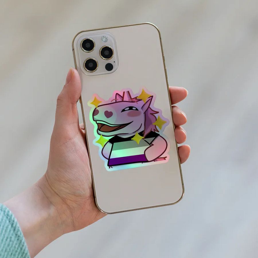 ACE Pride Holographic Sticker product image (8)