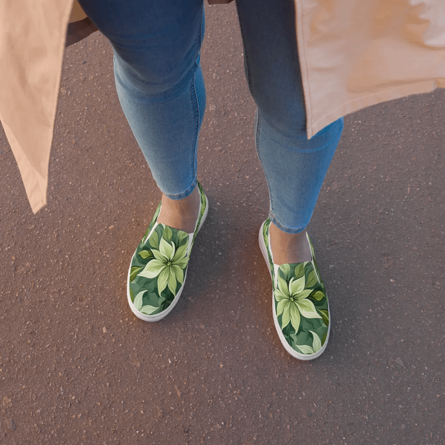 Harmonious Greenery Slip-Ons product image (8)