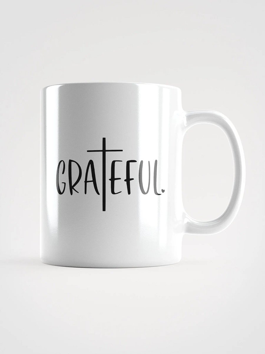 Grateful Vibes Glossy White Ceramic Mug product image (1)