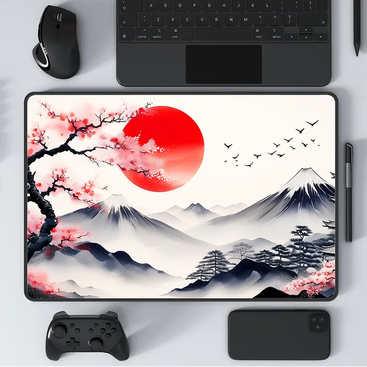 Rising Sun Large Mouse Pad (12 x 18) product image (1)