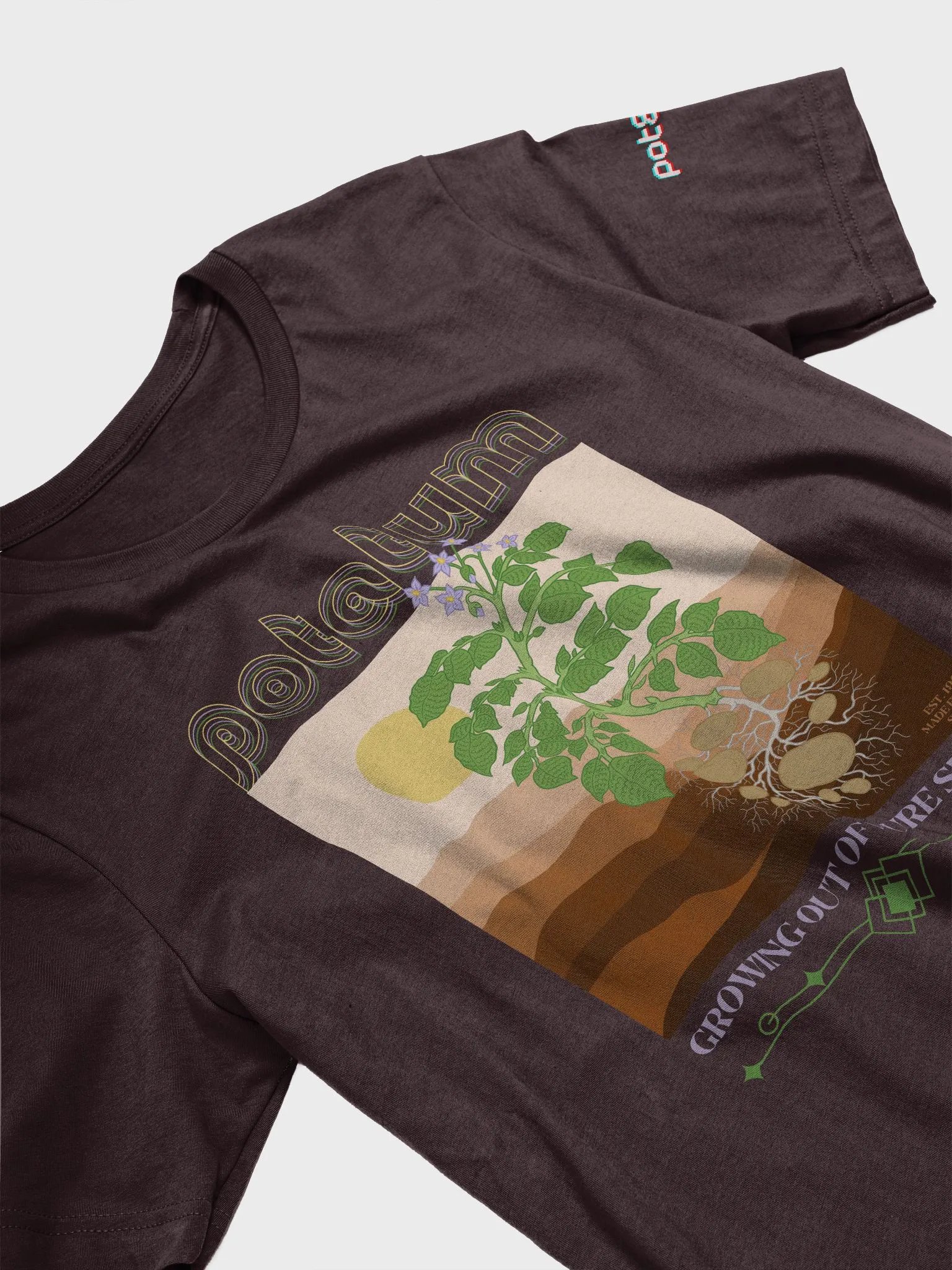 GROWING OUT OF PURE SPITE supersoft tee product image (10)