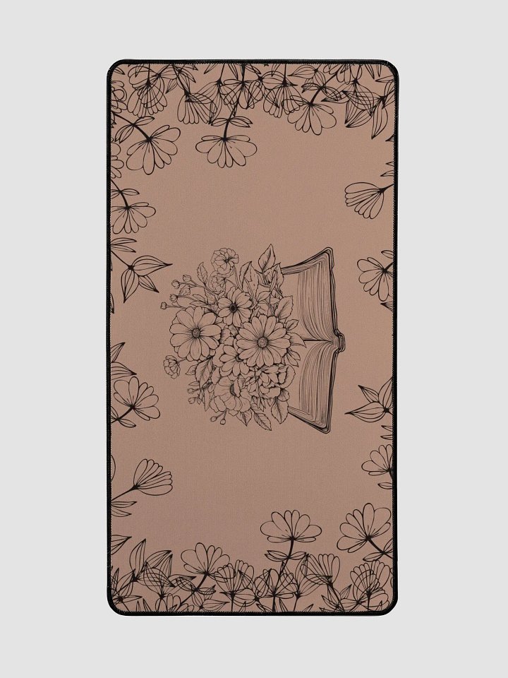 sunflowers and books desk mat product image (2)