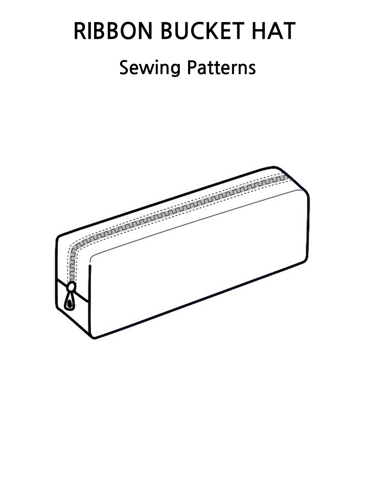 [PDF] Pencil Pouch DIY full size print PDF file product image (1)