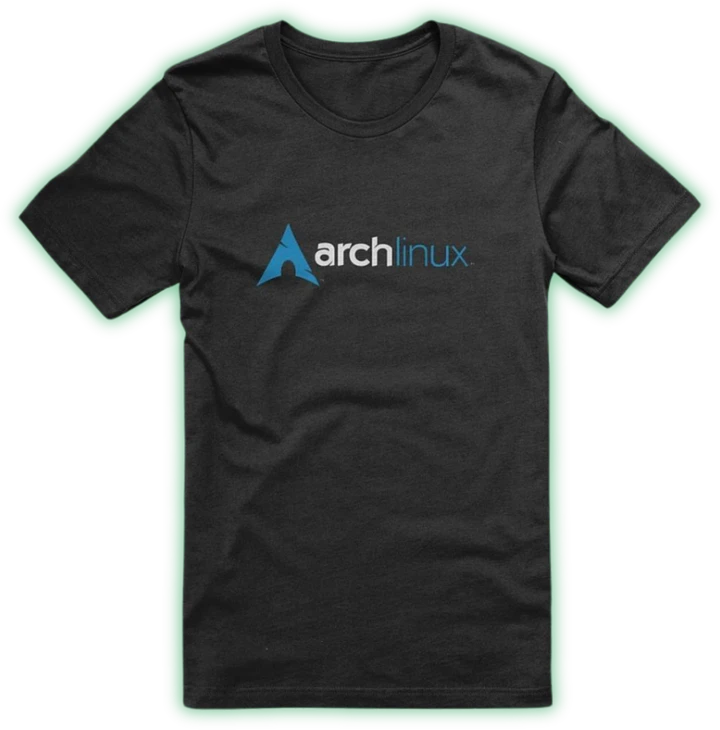 T-Shirt with Arch Linux Logo product image (1)