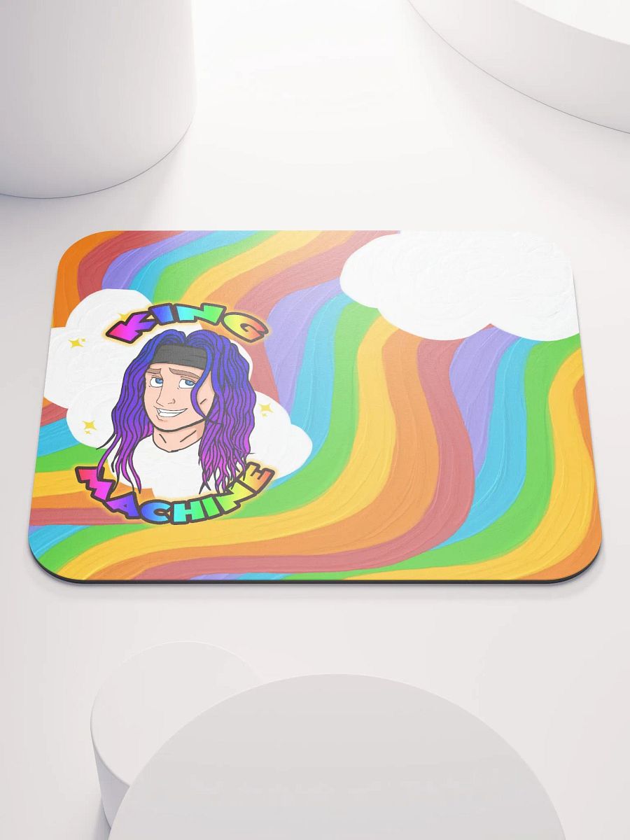 rainbow basic mouse pad 8x7 product image (2)