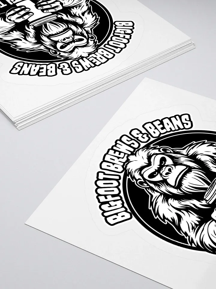 Bigfoot Brews & Beans: Coffee Worth the Hunt Sticker product image (2)