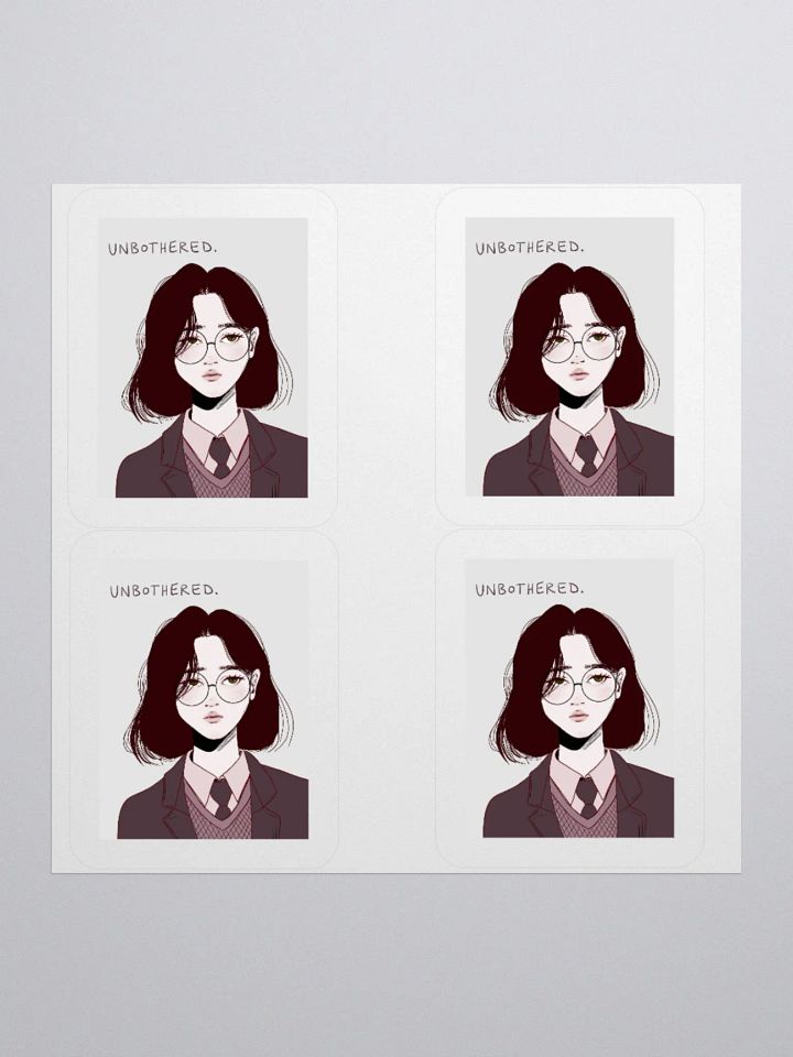 unbothered sticker product image (1)