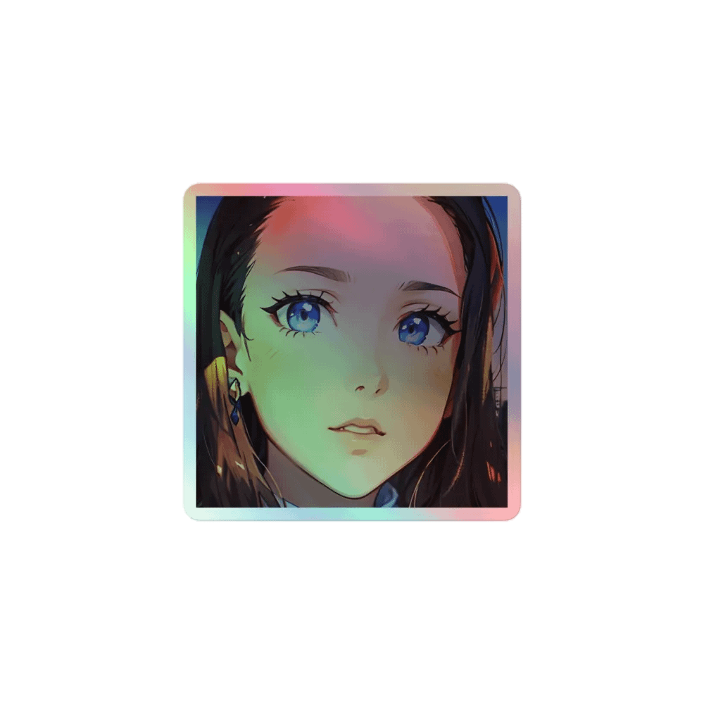 Just_Loopy Holo sticker product image (1)
